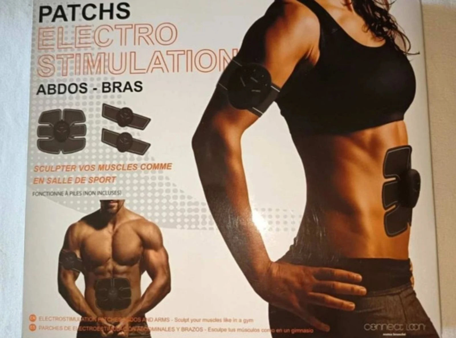 Appareil d'électrostimulation neuf pour les bras et les abdominaux.
